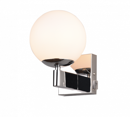 Trio LIghting Επίτοιχο Φωτιστικό KULA LED E14 Μέταλλο/Γυαλί Chrome