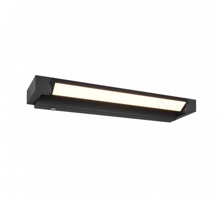 Trio Lighting Φωτιστικό Μπάνιου LED 9W Μαύρο Ματ Αλουμίνιο IP44