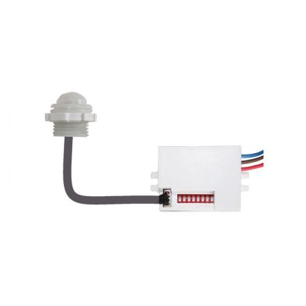 Mini Ανιχνευτής Κίνησης Οροφής 100W Χωνευτός Λευκός