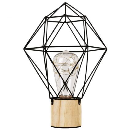 ANTLER 01443 Μοντέρνο Επιτραπέζιο Φωτιστικό LED 2.2W 154lm 360° DC 5V IP20 Θερμό Λευκό 2700K DIODE Μαύρο & Μπεζ