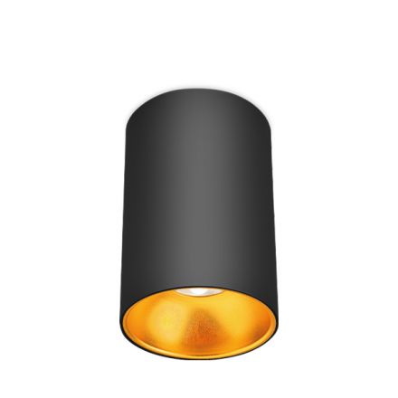 Στρογγυλό Spot Οροφής LED GU10 Beta Μαύρο
