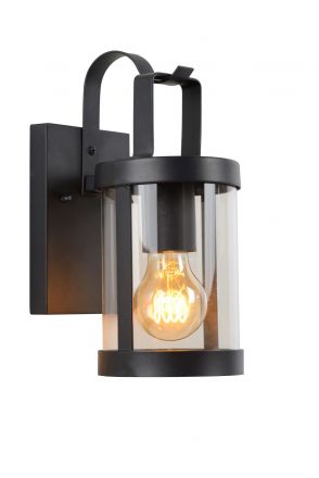 LINDELO - Επίτοιχο Φωτιστικό Outdoor - 1xE27 - IP23 - Black