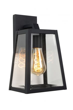 MATSLOT - Επίτοιχο Φωτιστικό Outdoor - 1xE27 - IP23 - Black