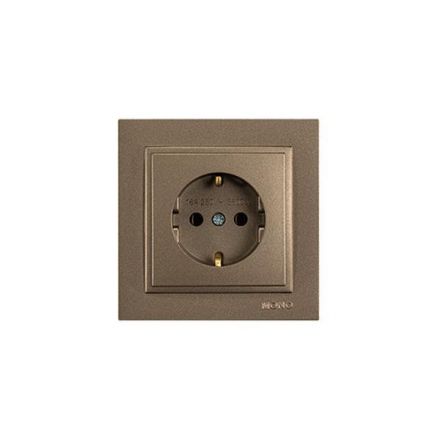Πρίζα Σούκο 16A Light Fume MONO