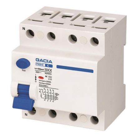 Ρελε Διαρροης 4Χ63Α 10Ka 300Ma Type Ac+S Gacia