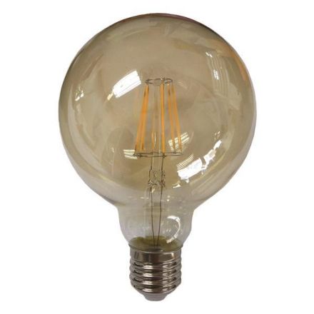 Λάμπα LED G95 Filament 8W 2400K Dimmable Gold