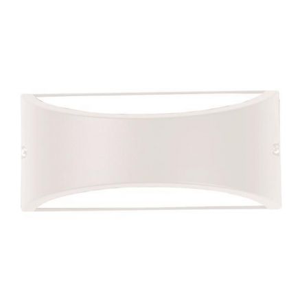 Απλίκα Τοίχου Οβάλ E27 MAX 10W LED 220x99x100 IP54 Λευκή PRO
