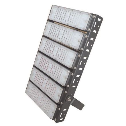Προβολέας LED SMD 6Χ50/300W AC100-240V Μαύρος IP65 4000K PLUS