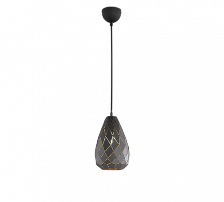 Trio Lighting Κρεμαστό Φωτιστικό 1xE27 ONYX Μέταλλο Ανθρακί