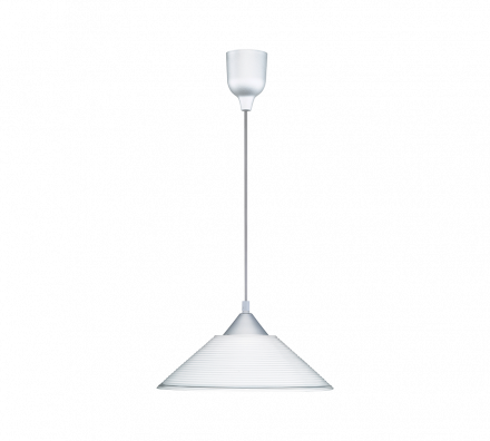 Trio Lighting Κρεμαστό Φωτιστικό 1xE27 DIEGO Λευκό Γυαλί
