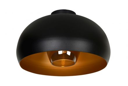 SHARAN - Flush Φωτιστικό Οροφής - Ø 38 cm - 1xE27 - Black