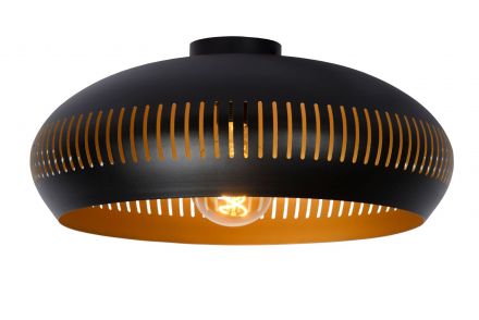 RAYCO - Flush Φωτιστικό Οροφής - Ø 45 cm - 1xE27 - Black