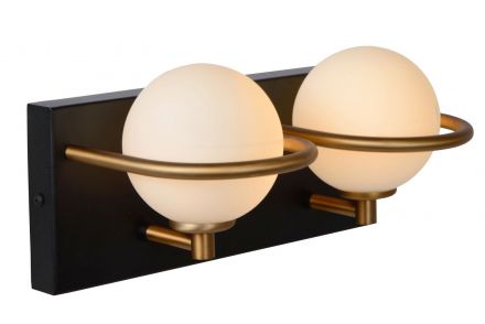 ISOBEL - Επίτοιχο Φωτιστικό Bathroom - 2xG9 - IP44 - Black