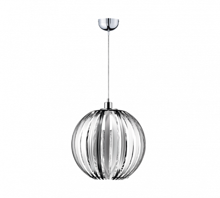 Trio Lighting Κρεμαστό Φωτιστικό 1xE27 ZUCCA Chrome Ακρυλικό