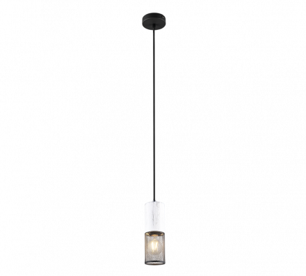Trio Lighting Κρεμαστό Φωτιστικό LED E27 TOSH Λευκό/Μαύρο