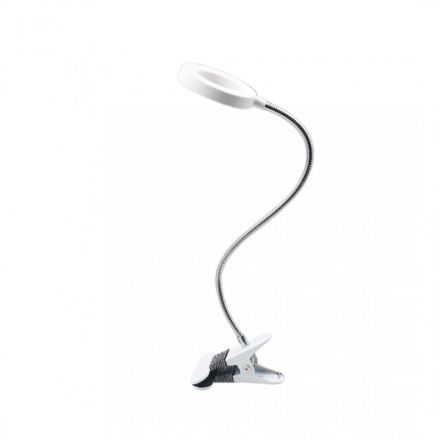 InLight Φωτιστικό LED 7W 3CCT (by switch) με κλίπ σε λευκό χρώμα D:38cm (3044-WH)