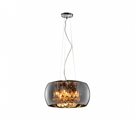 Trio Lighting Κρεμαστό Φωτιστικό 5xG9 VAPORE Chrome Μέταλλο-Γυαλί