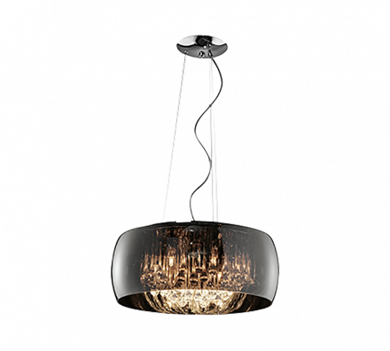 Trio Lighting Κρεμαστό Φωτιστικό 6xG9 VAPORE Chrome Μέταλλο-Γυαλί