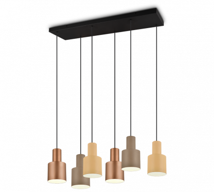 Trio Lighting Κρεμαστό Φωτιστικό AGUDO LED 6xE27 Μέταλλο