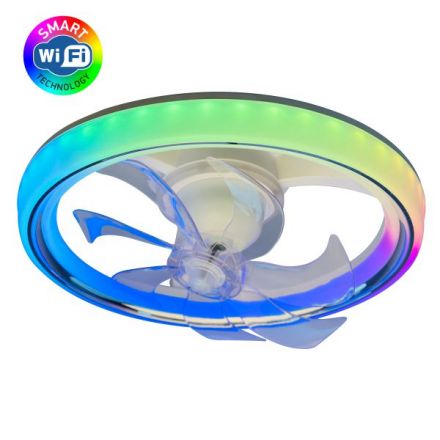 Ανεμιστήρας Πλαφονιέρα RGB+CCT