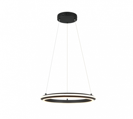 Trio Lighting Κρεμαστό Φωτιστικό LED 34W CCT AMADOR Μέταλλο Μαύρο Ματ