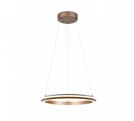 Trio Lighting Κρεμαστό Φωτιστικό LED 34W CCT AMADOR Μέταλλο Coffee
