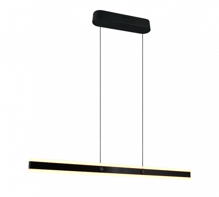 Trio Lighting Κρεμαστό Φωτιστικό LED 35W CCT ARCOLA Μαύρο Ματ