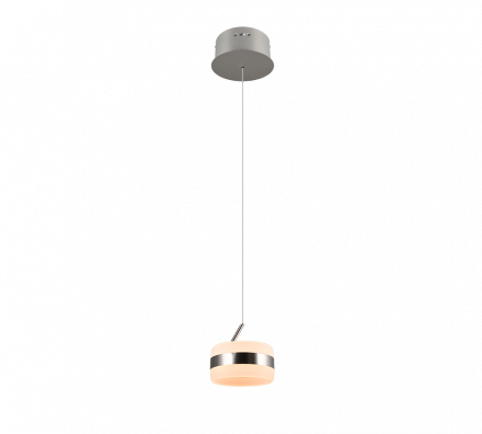 Trio Lighting Κρεμαστό Φωτιστικό LED 8W CCT DIOS Nickel Mat