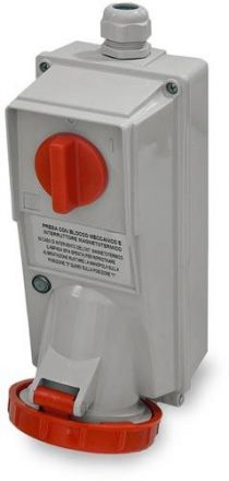 Πριζοδιακόπτης Με Μανδάλωση 32A 3P+T 380-415V 3h IP55
