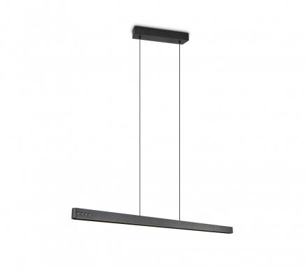 Trio Lighting Κρεμαστό Φωτιστικό LED 40W CCT DONEGAL Μαύρο Ματ