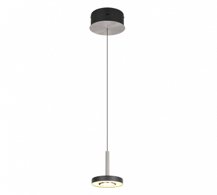 Trio Lighting Κρεμαστό Φωτιστικό LED 8W CCT GUANO Nickel Mat