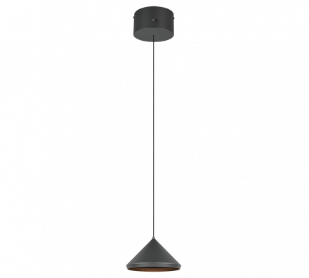 Trio Lighting Κρεμαστό Φωτιστικό LED 5W CCT LAGUNA Μαύρο Ματ