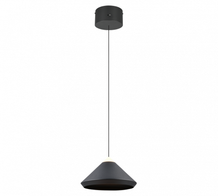 Trio Lighting Κρεμαστό Φωτιστικό LED 14W CCT LAGUNA Μαύρο Ματ