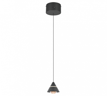 Trio Lighting Κρεμαστό Φωτιστικό LED 7W CCT ROMEO Μαύρο Ματ