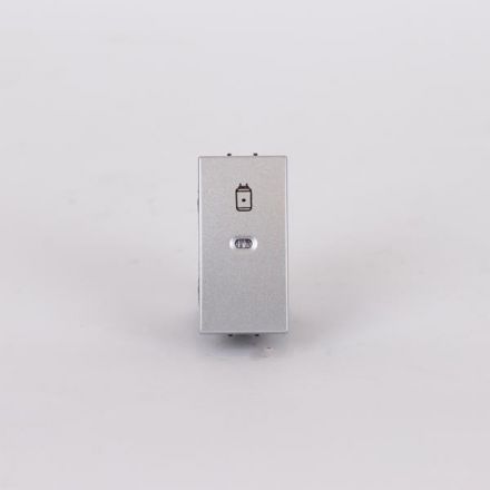 Διακοπτης 1 Modules Boiler Νικελ Ματ