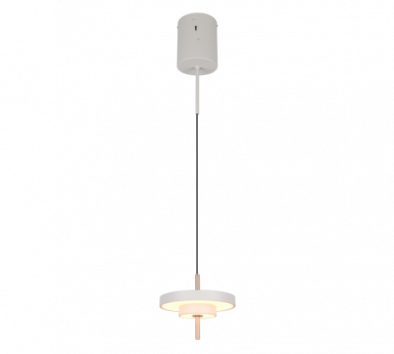 Trio Lighting Κρεμαστό Φωτιστικό LED 10W CCT KEATON Λευκό-Χρυσό