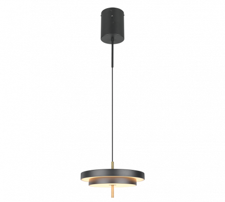 Trio Lighting Κρεμαστό Φωτιστικό LED 34.5W CCT KEATON Μαύρο-Χρυσό