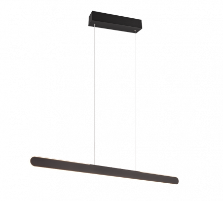 Trio Lighting Κρεμαστό Φωτιστικό LED 28W HELIOS Μαύρο Ματ