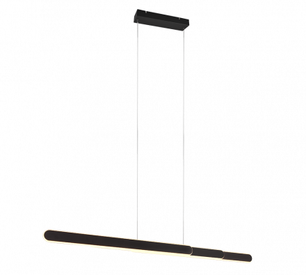 Trio Lighting Κρεμαστό Φωτιστικό HELIOS LED 48W Μέταλλο Μαύρο