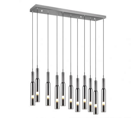 Trio Lighting Κρεμαστό Φωτιστικό Ράγας LED 11x2.8W Chrome