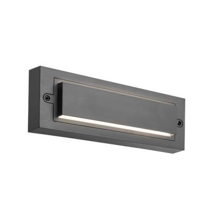 Φωτιστικό Τοίχου LED 6W 255X42X90 3CCT IP65 Γκρι 