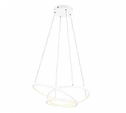 Trio Lighting Κρεμαστό Φωτιστικό LED 34W DARVIN Λευκό Ματ Μέταλλο