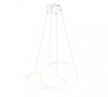 Trio Lighting Κρεμαστό Φωτιστικό LED 52W DARVIN Λευκό Ματ Μέταλλο