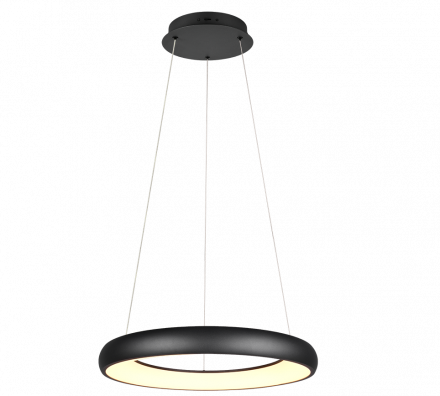 Trio Lighting Κρεμαστό Φωτιστικό LED 34W CARDONA Μαύρο Ματ Μέταλλο