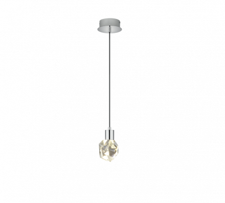 Trio Lighting Κρεμαστό Φωτιστικό LED 5.5W CCT VERANO Chrome
