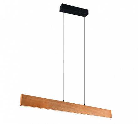 Trio Lighting Κρεμαστό Φωτιστικό LED 27W EDGEWOOD Ξύλο