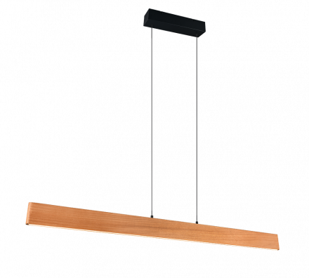 Trio Lighting Κρεμαστό Φωτιστικό LED 35W EDGEWOOD Ξύλο