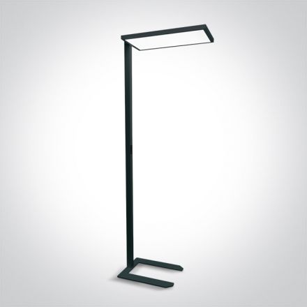 Φωτιστικό Δαπέδου LED 60W 4000K Touch Διακόπτης Αλουμίνιο Μαύρο 230V