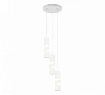 Trio Lighting Κρεμαστό Φωτιστικό 3xGU10 STREAM Μέταλλο Λευκό Ματ