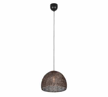 Trio Lighting Κρεμαστό Φωτιστικό 1xE27 KAMARA Μέταλλο Old Brass